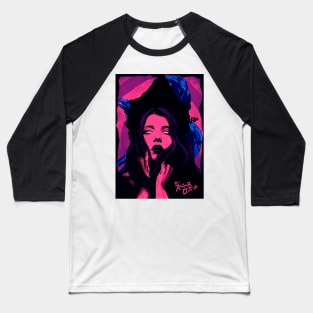 Goth Style Girl Vaporwave Urban Fashion Baseball T-Shirt